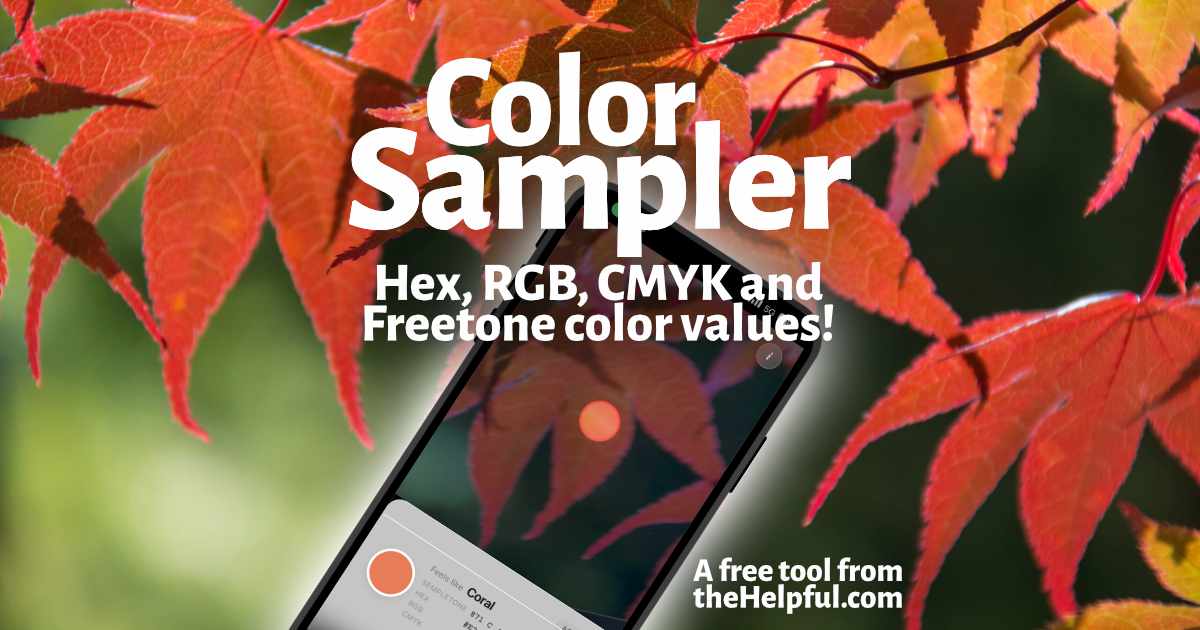 Color Sampler | Free Color Sampler & Identifier with FREETONE Support